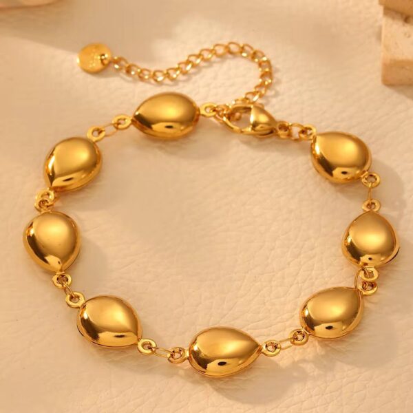 Pulsera Acero Forma Inflada