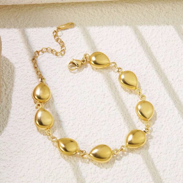 Pulsera Acero Forma Inflada