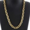 Collar acero eslabones biselados