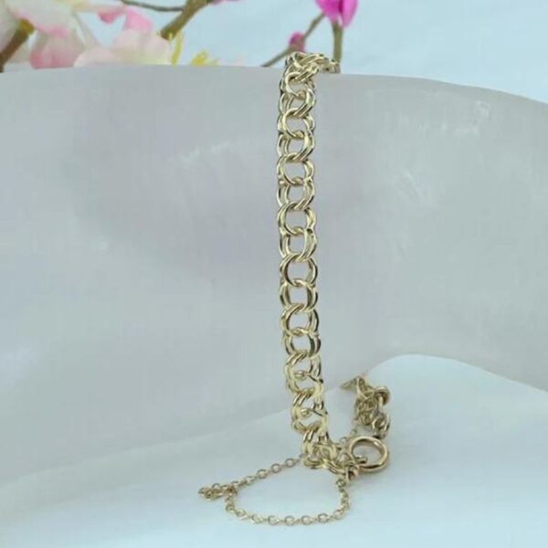 Set 3 Doble Argolla Enchapado en Oro 14
