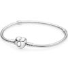Pulsera Pandora Moments Estilo lujo plata cierre Corazón Talla 16