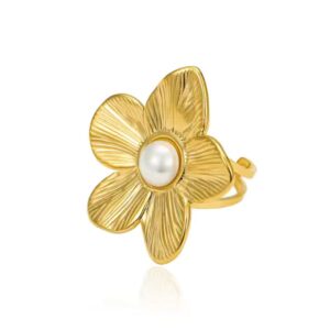 Anilla Perla Oro