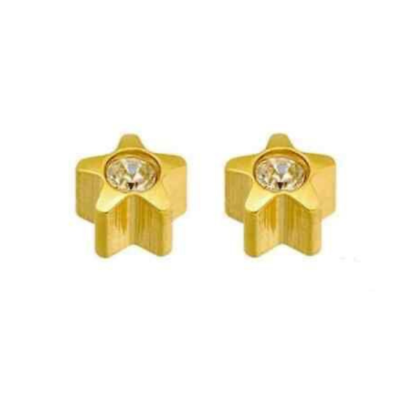 Piercing Acero Quirurgico Superior Bañado en Oro 18k Made In USA