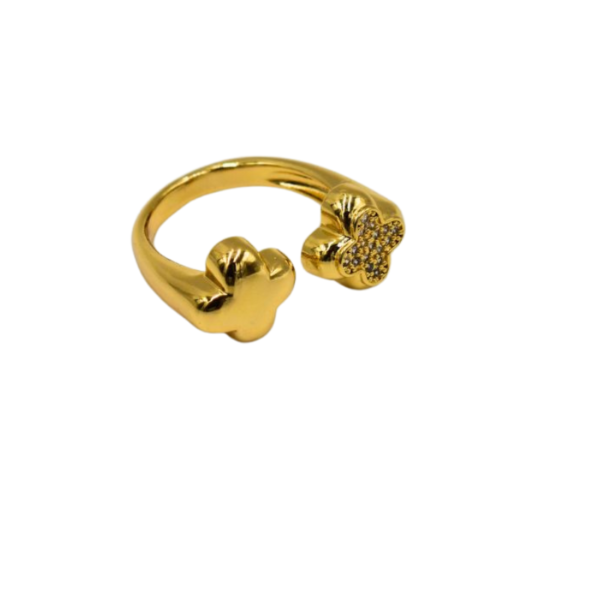 Anillo Van Cleef Inspirador Acero Inoxidable Ajustable 2025