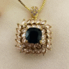 Set Zafiro Fiesta en Oro Enchapado 14k Dorado fascinante