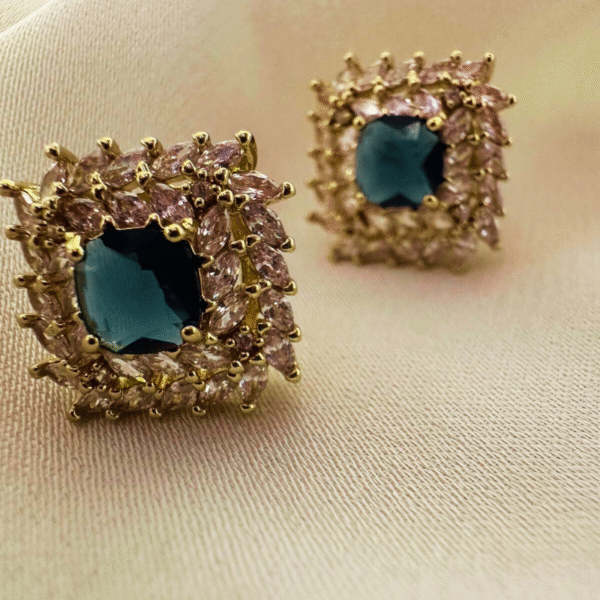 Set Zafiro Fiesta en Oro Enchapado 14k Dorado fascinante