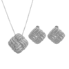 Set Cuadros Trenzados Acero Inoxidable 316L Dorado y Plateado innovador