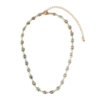 Collar y Pulsera Acero Inoxidable Mini Cuadros Cristal Impecable 2025