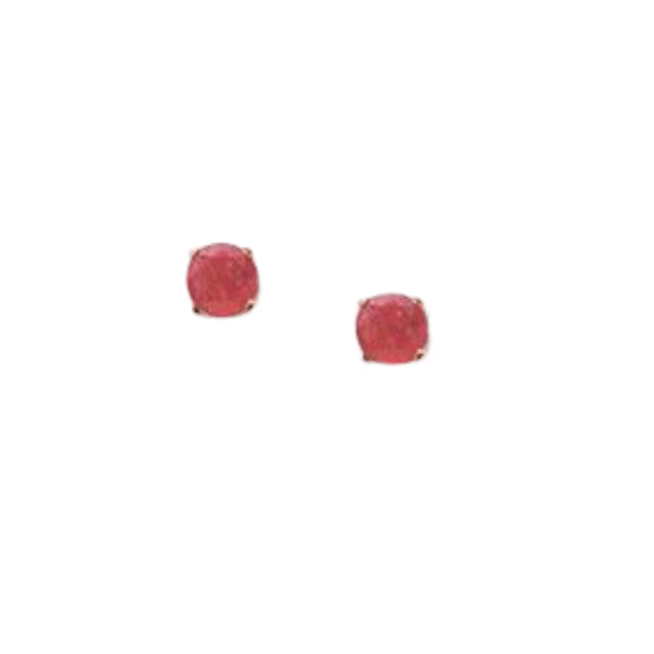 Zirconia Aritos Patacones Enchapado Oro 14k brillante